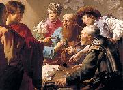 Hendrick ter Brugghen The Calling of St. Matthew oil painting artist